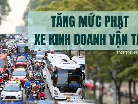 Đề xuất tăng mức phạt với xe kinh doanh vận tải, người dân cần biết